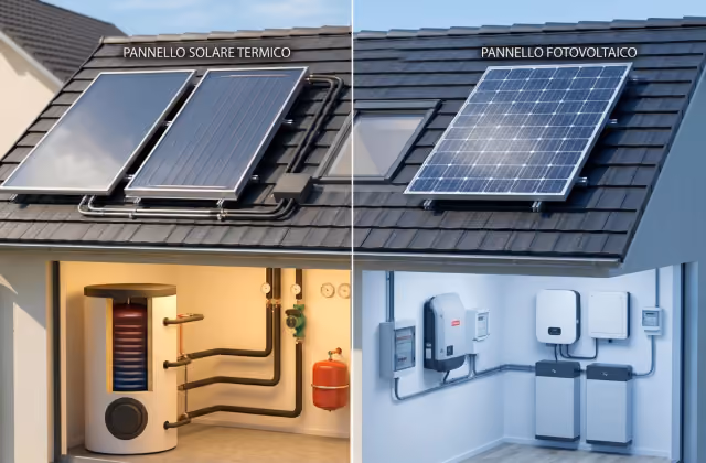 differenza pannelli solari e fotovoltaici