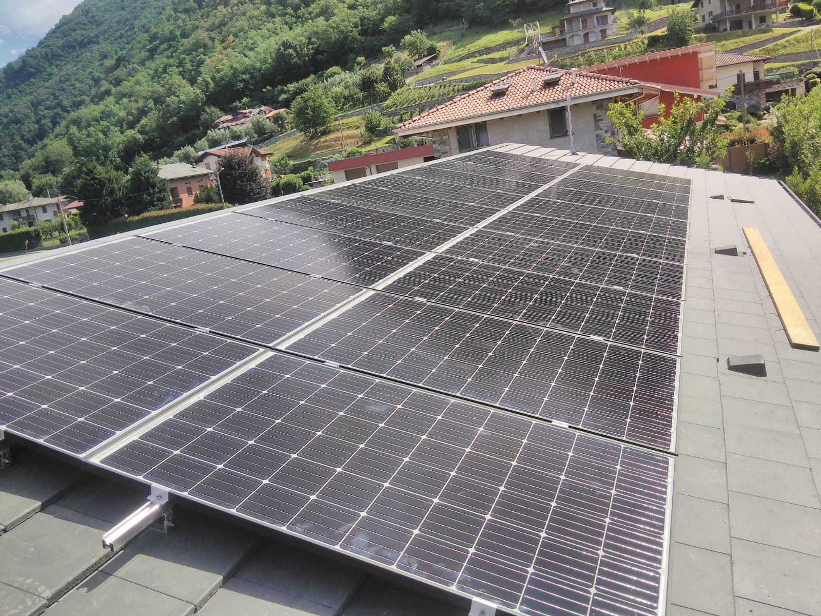 Sistema fotovoltaico en Vimercate
