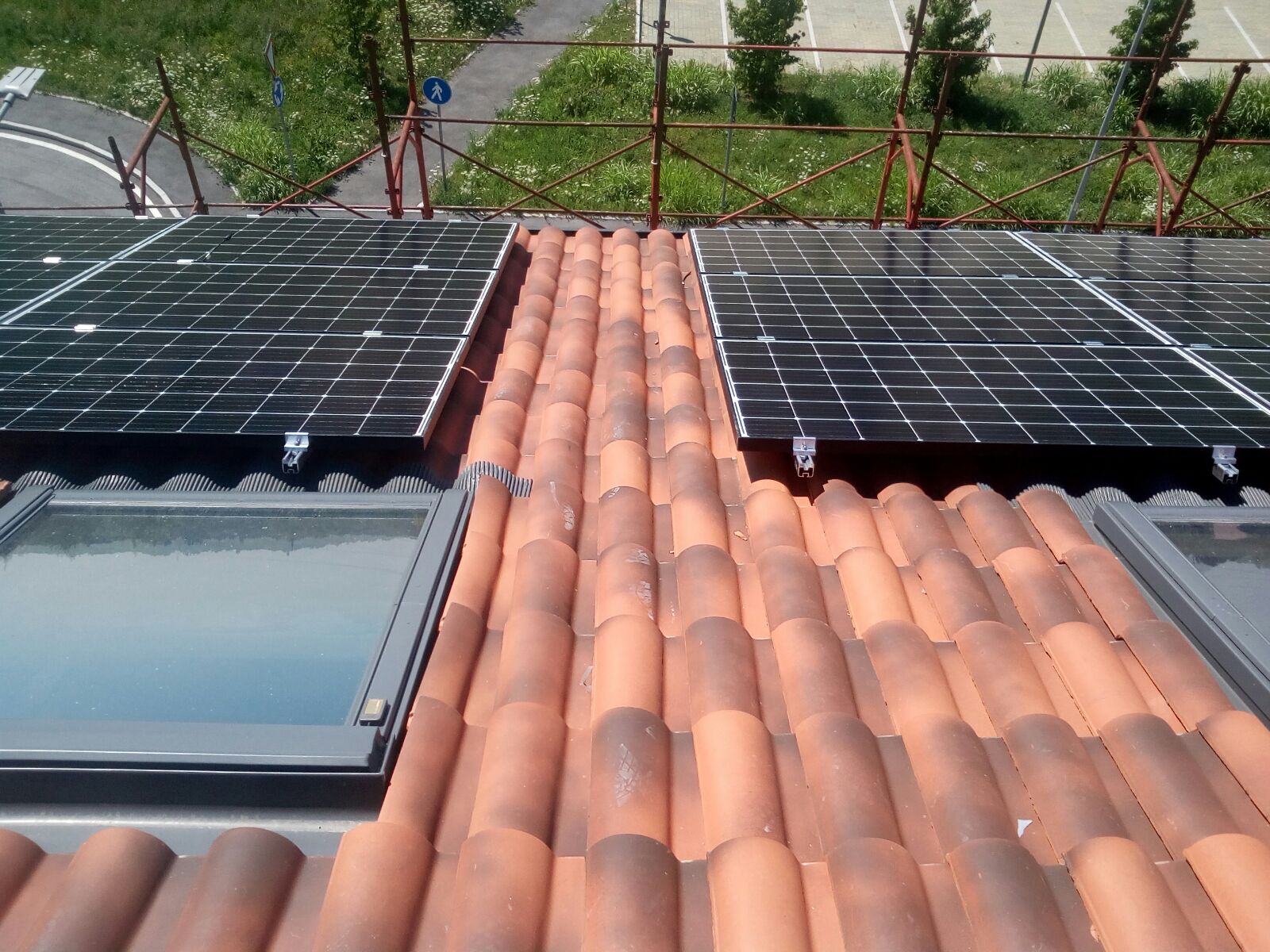 Impianto fotovoltaico a Romanò Brianza