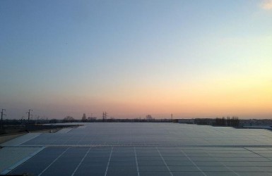 Photovoltaic energy for industrial warehouse