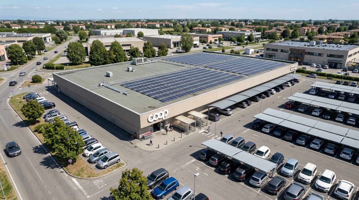 Fotovoltaico per supermercati e GDO: quanto conviene, costi, incentivi e vantaggi