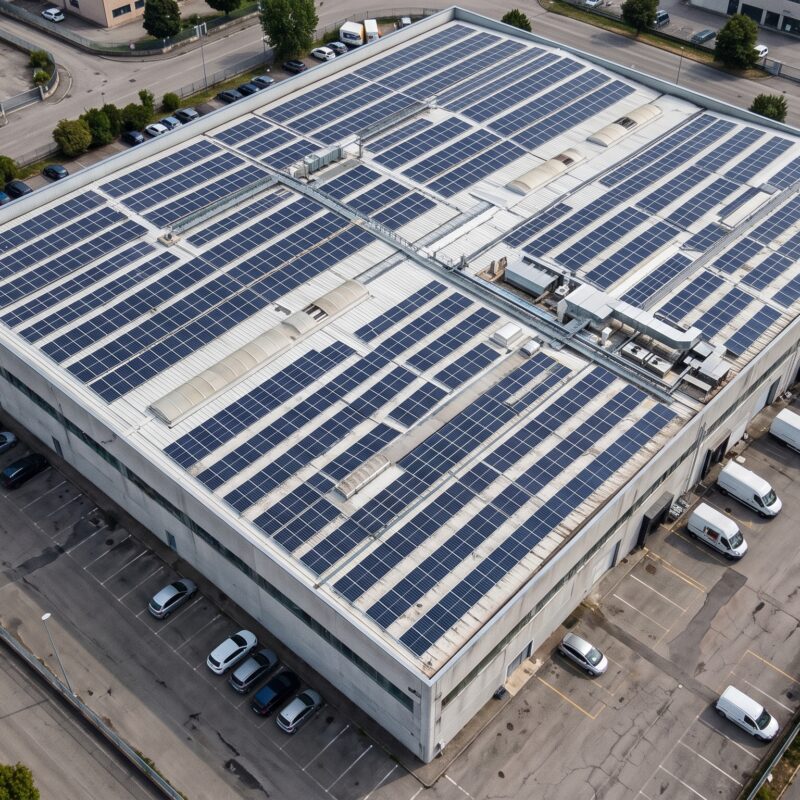 Impianto fotovoltaico aziendale su capannone industriale agevolabile con l'iperammortamento 2026